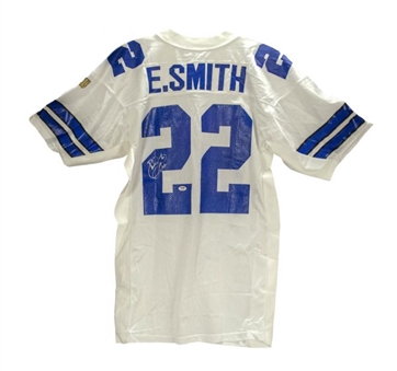 Emmitt Smith Autographed Dallas Cowboys Football Jersey